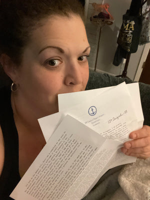 gift recipient of Dear Holmes mysteries